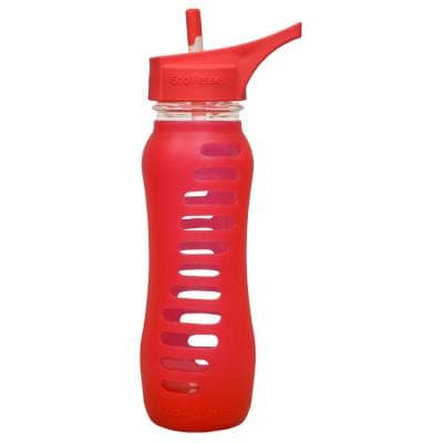 Eco Vessel Surf Sport Glass Water Bottle Raspberry Pink from Gimme the Good Stuff