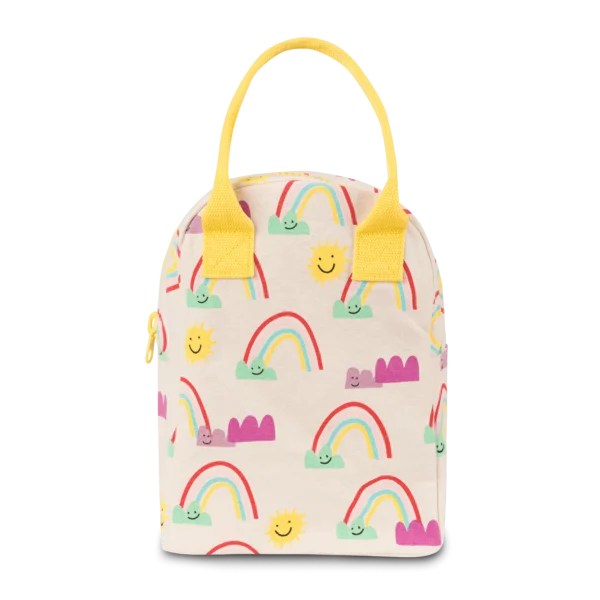 Fluf Organic Cotton Lunch Box Rainbows from Gimme the Good Stuff 001