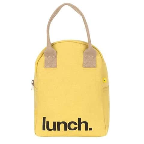 Fluf Organic Cotton Lunch Boxes Yellow from Gimme the Good Stuff 001