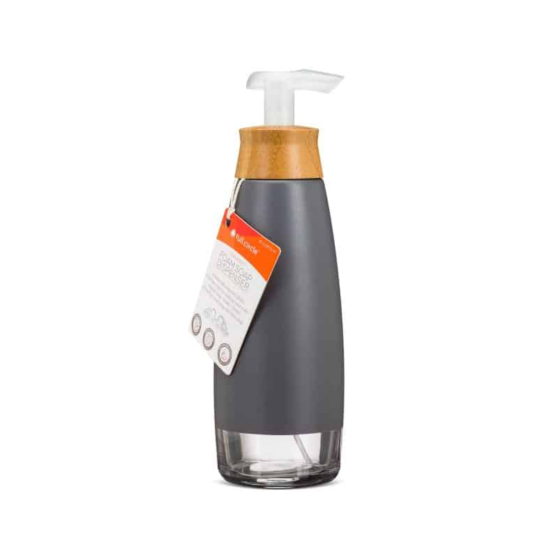 Full Circle Foaming Soap Dispenser Grey from Gimme the Good Stuff