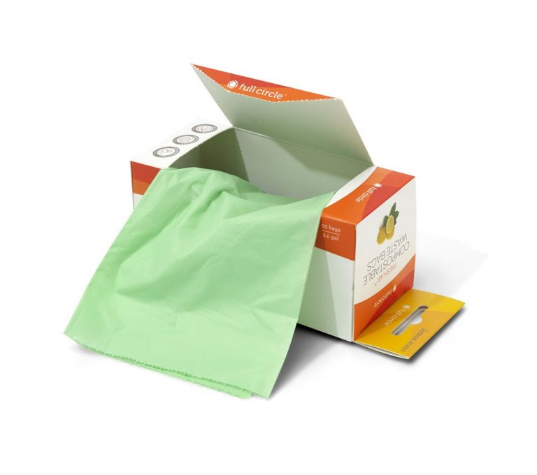 Full Circle Fresh Air Compostable Waste Bags - Natural Lemon Scent from gimme the good stuff