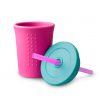 GoSili 12 z Straw Cup Hot Pink:Sea:Berry from Gimme the Good Stuff
