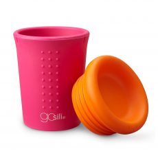 GoSili - No Spill Silicone Sippy Cup-12 oz Pink:Orange from Gimme the Good Stuff