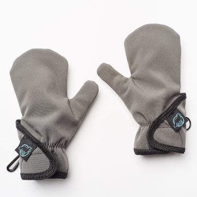 Gray FoxPaws Mittens Dynatot_Gimme the Good Stuff