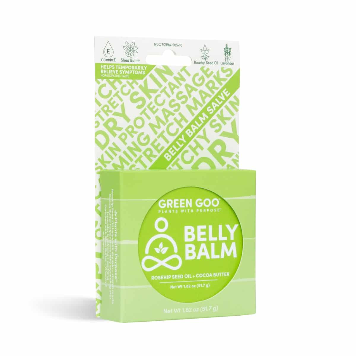Green Goo Organic Belly Balm – FLASH SALE – BEST BY DATE: MAY 2023