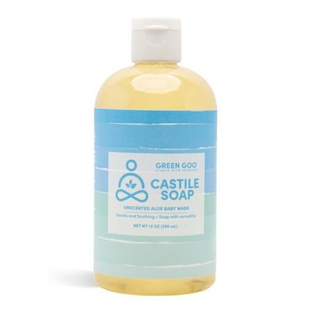 Green Goo Unscented Aloe Baby Castile Soap from gimme the good stuff