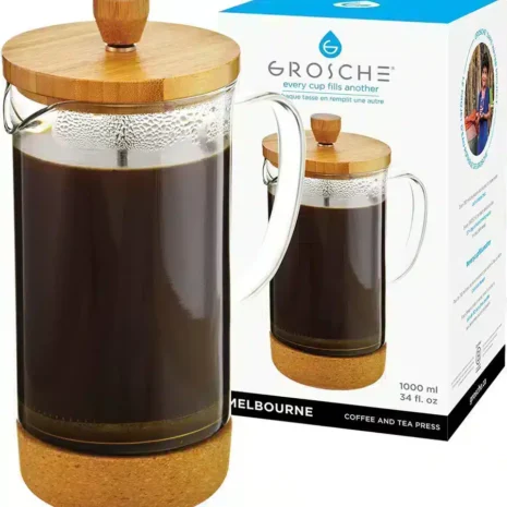 Grosche Melbourne Eco-Friendly French Press Coffee Maker from Gimme the Good Stuff