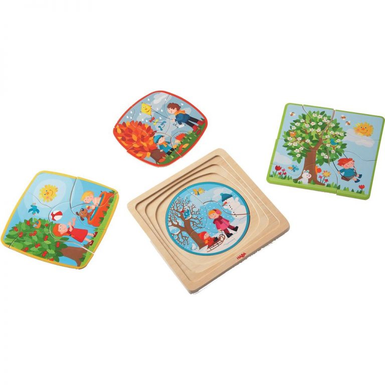 Haba 4 in 1 Wooden Puzzle My Time of The Year from gimme the good stuff