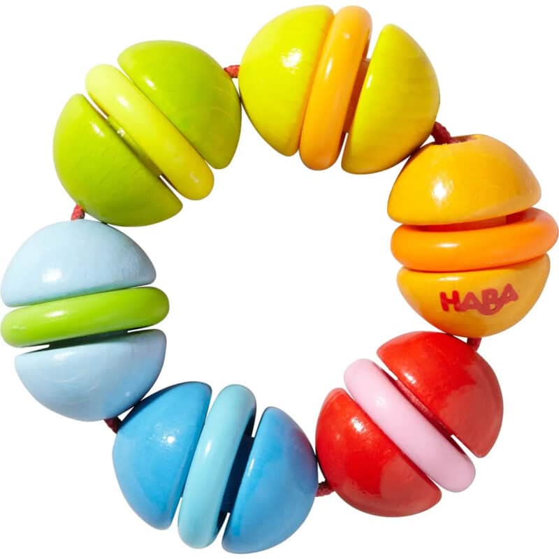 Haba Clutching Toy Clatterit Baby Rattle from Gimme the Good Stuff