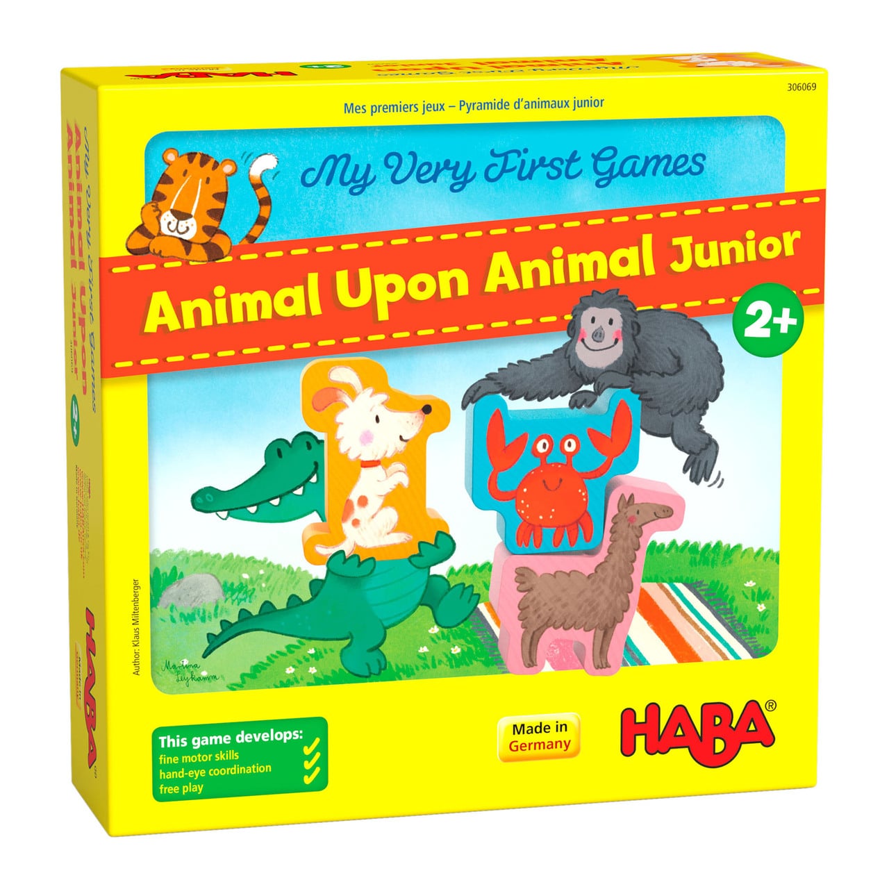 Haba My Very First Games Toddler Game Animal Upon Animal Junior from Gimme the Good Stuff