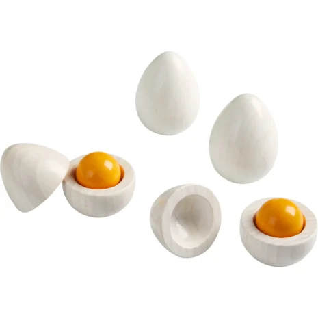 Haba Wooden Egg Toy Open Eggs