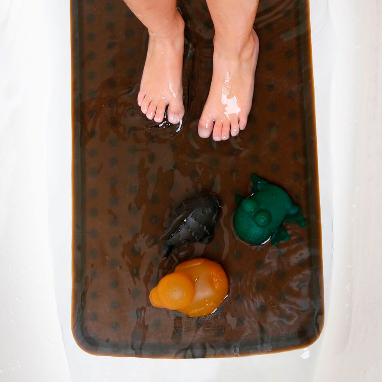 NEW 21.6" x 12.6" HEVEA Bath Mat Natural Rubber - 