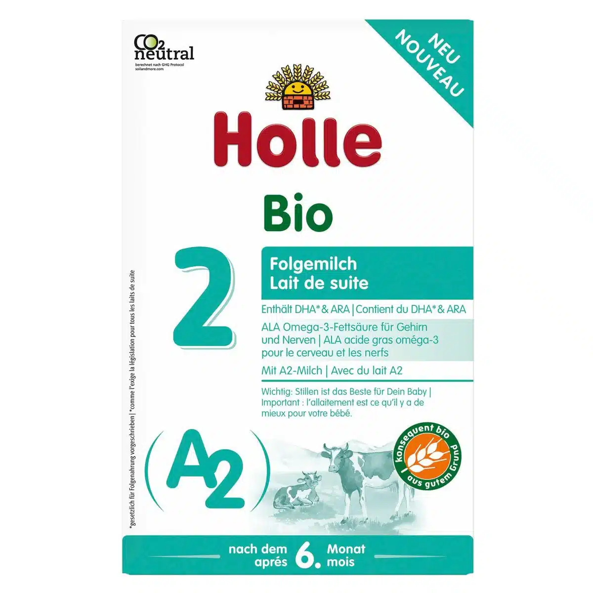 Holle Organic A2 Infant Formula