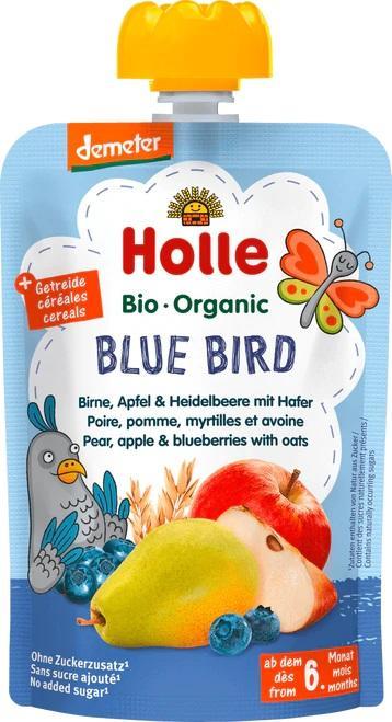 Holle Organic Fruit Puree Pouch - Blue Bird from Gimme the Good Stuff