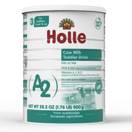 A tin of Holle Stage 3- A2 Organic Cow Milk Toddler Drink 001