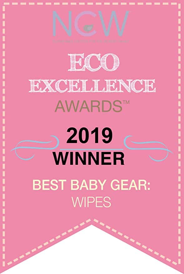 An image of the Eco Excellence award for Jackson Reece Wipes as the 2019 Winner for Best Baby Gear