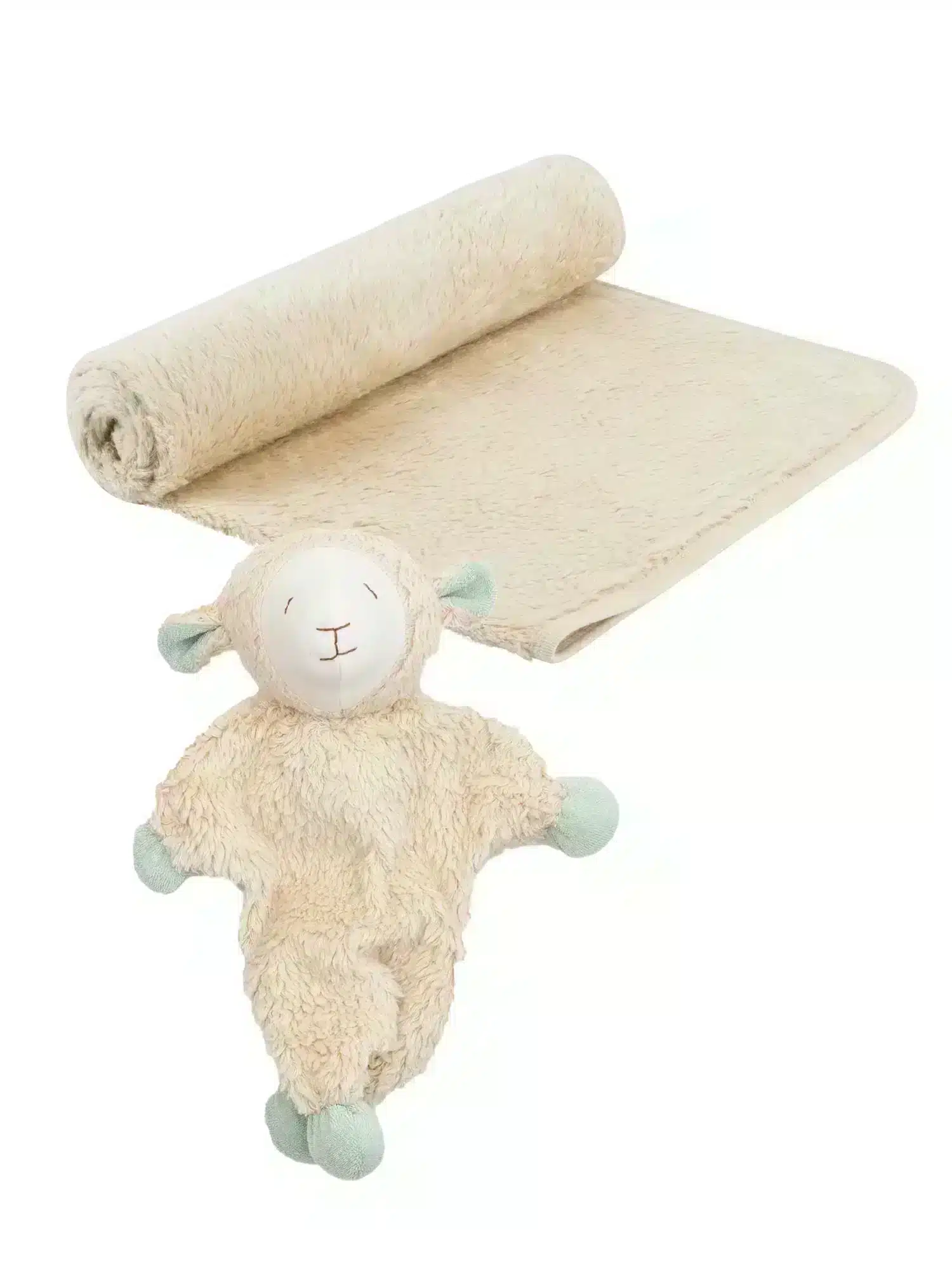 Under the Nile Faux Fur Blanket And Snuggle Sheep Toy Gift Set from Gimme the Good Stuff