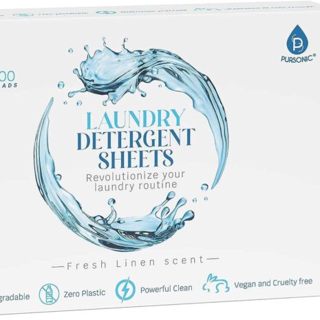 Pursonic Natural Eco Laundry Detergent Sheets