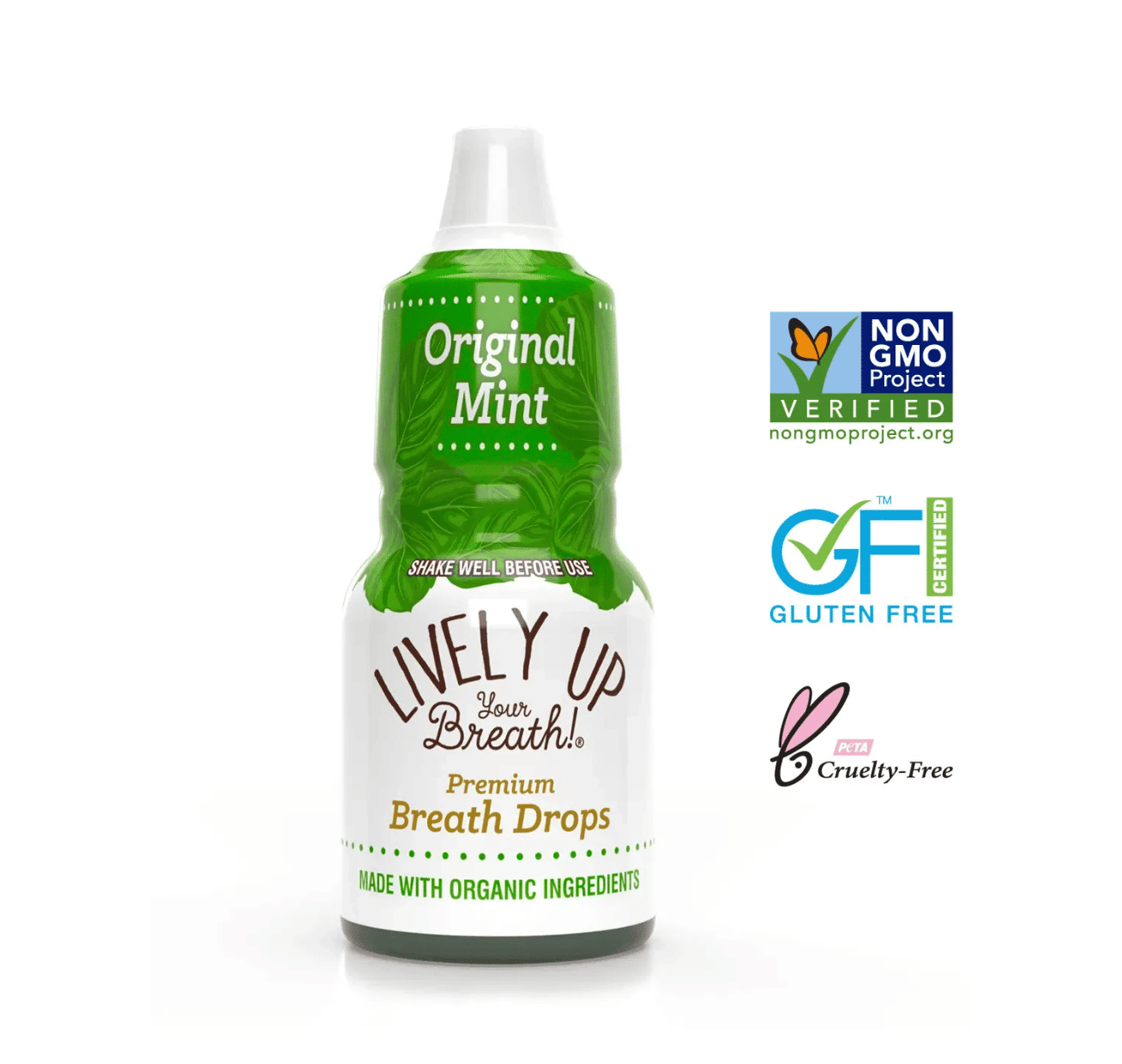 Lively Up Your Breath Organic Mint Liquid Breath Drops