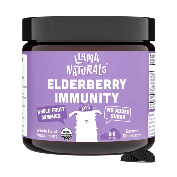 Llama Naturals Kids Organic Elderberry Gummies from Gimme the Good Stuff 001