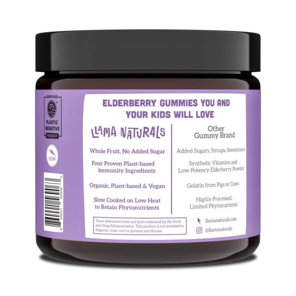 Llama Naturals Kids Organic Elderberry Gummies from Gimme the Good Stuff 002