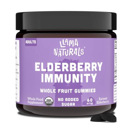 Llama Naturals Organic Elderberry Gummies Immunity Support from Gimme the Good Stuff 001