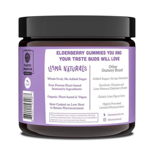 Llama Naturals Organic Elderberry Gummies Immunity Support from Gimme the Good Stuff 002