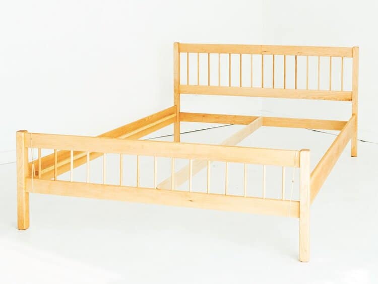 Clean Sleep Non-Toxic Bed Frame with Footboard from Gimme the Good Stuff