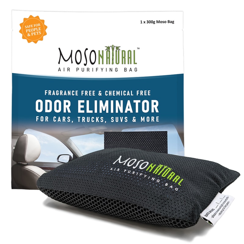 Moso Natural Air Freshener, Filter & Purifier – Car Odor Eliminator