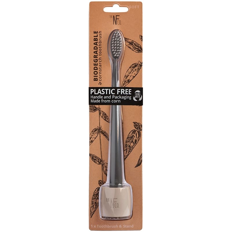 Natural Family Company Bio Brush Natural Toothbrush with Stand from Gimme the Good Stuff