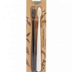 Natural Family Company Toothbrush 2 Pack Pirate Black:Ivory from Gimme the Good Stuff