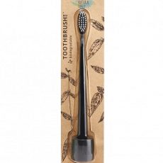 Natural Family Company Toothbrush w Stand Black Case from Gimme the Good Stuff