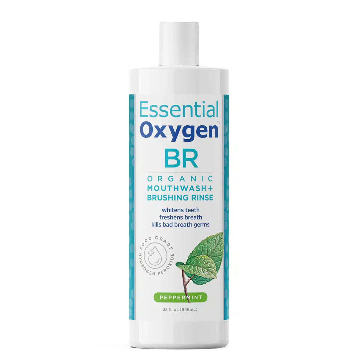 Organic Mouthwash and Brushing Rinse from Essential Oxygen