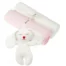 Under the Nile Pink Swaddle Set And Binky Rabbit Toy Gift Set from Gimme the Good Stuff