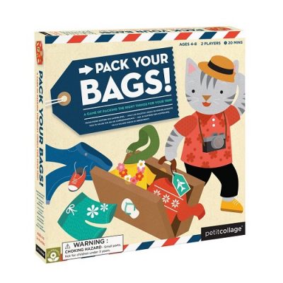 Pack Your Bags Board Game by Petit Collage from Gimme the Good Stuff