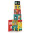 Peek-a-boo house stacking play set animals
