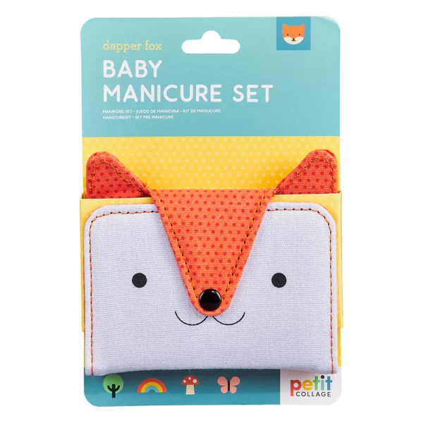 Petit Collage Dapper Fox Baby Manicure Set from Gimme the Good Stuff