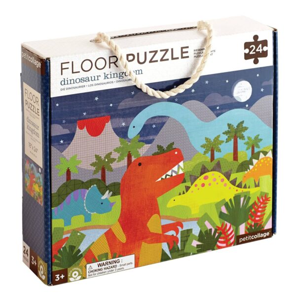 Petit Collage Dinosaur Floor Puzzle from Gimme the Good Stuff 001