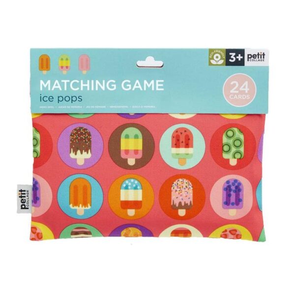 Petit Collage Ice Pops Matching Game from Gimme the Good Stuff