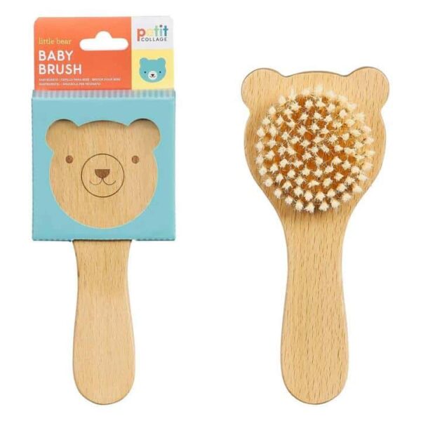 Petit Collage Little Bear Baby Brush from Gimme the Good Stuff