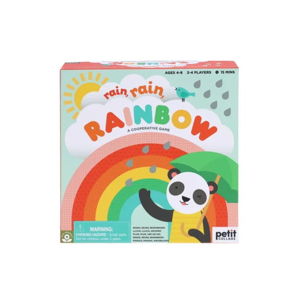 Petit Collage Rain Rain Rainbow - Cooperative Game for Kids from Gimme the Good Stuff