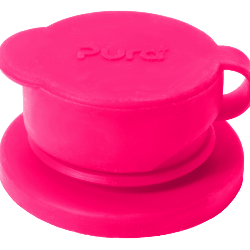 Pura Big Mouth Sport Silicone Bottle Top from Gimme the Good Stuff Pink 001