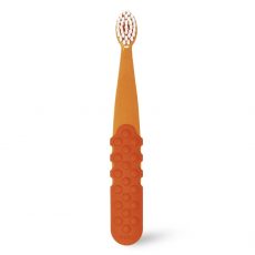 Radius Totz Plus Toothbrush 3 yrs+ orange w:orange grip from gimme the good stuff