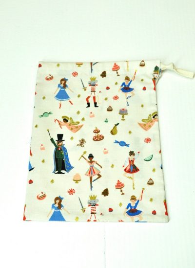 Reusable Fabric Holiday Gift Bag from Gimme the Good Stuff Nutcracker 001