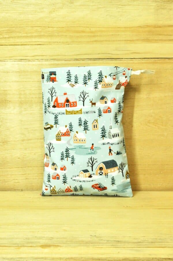 Reusable Fabric Holiday Gift Bag from Gimme the Good Stuff Village 003