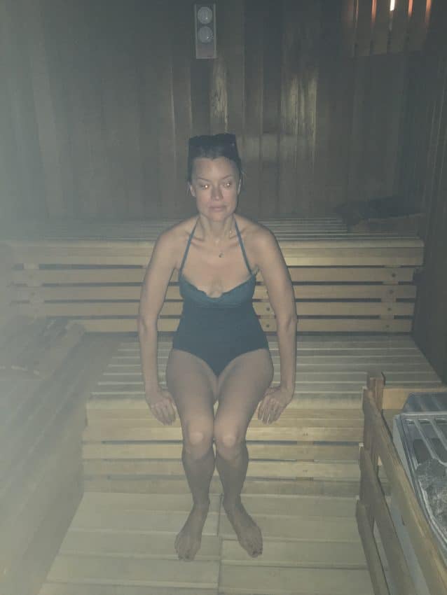 Sauna at four seasons lisbon gimme the good stuff