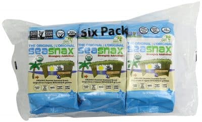 Seasnax Roasted Seaweed Snacks from Gimme the Good Stuff