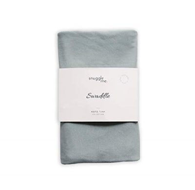 Snuggle Me Organic Swaddles - 2 Pack slate from gimme the good stuff