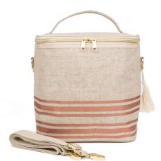 SoYoung Lunch Poche for Grownups rose gold stripe from gimme the good stuff