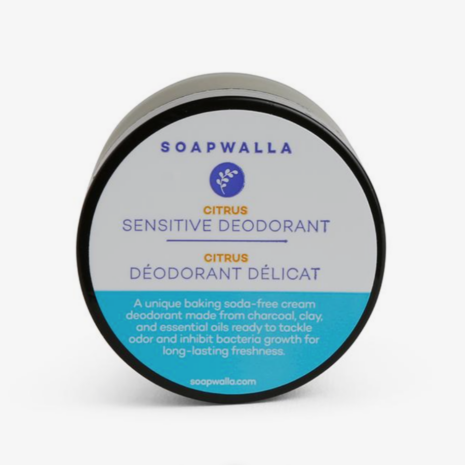 Soapwalla Sensitive Deodorant Cream CItrus from Gimme the Good Stuff